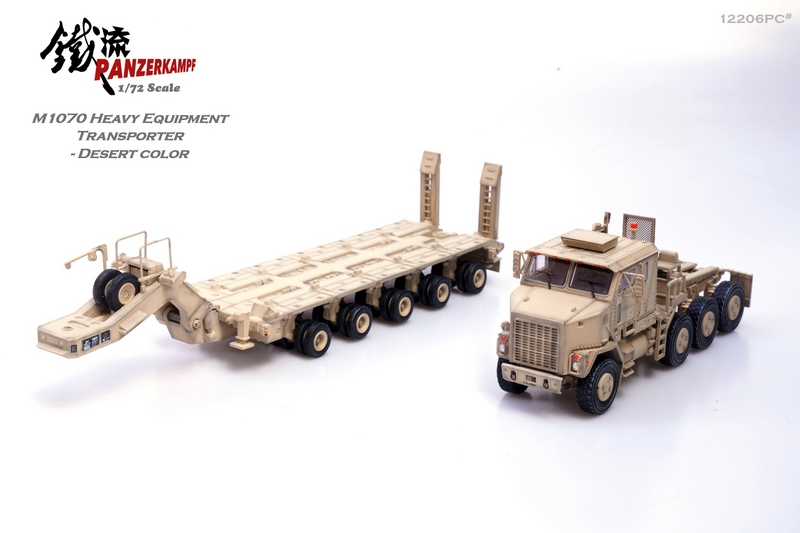 12206PC  M1070 Heavy Equipment Transporter -Desert color
