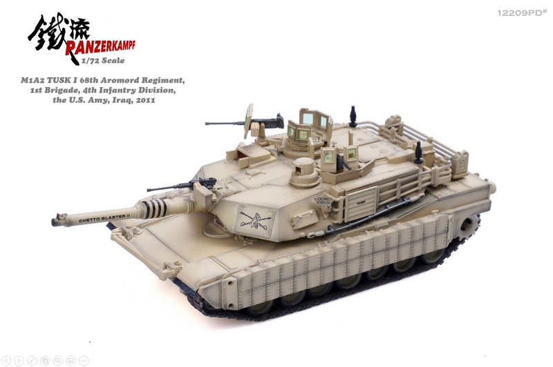 12209PD  M1A2 TUSK I 68th Aromord Regiment, 1st Brigade, 4th Infantry Division