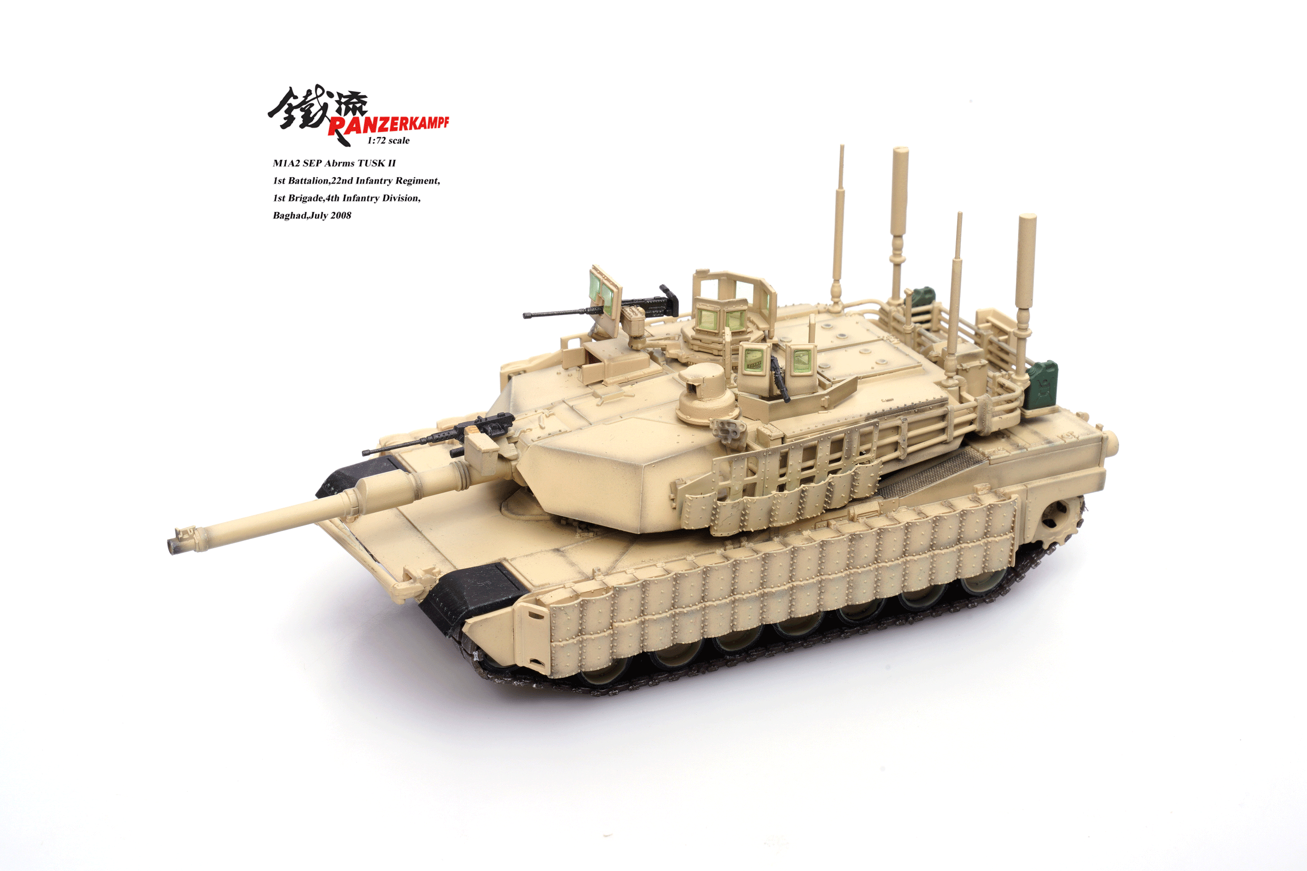 12210PA  M1A2 TUSK II   1st Battalion, 22nd Infantry Regiment, 1st Brigade, 4th Infantry Division