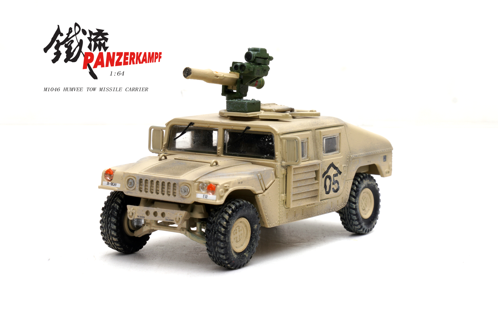 12501AC 1:64 M1046 HUMVEE TOW MISSILE CARRIER, 	E Troop,9th Regiment,2nd Brigade Combat Team,3rd Infantry Division(Mechanized),Iraq,Spring 2003